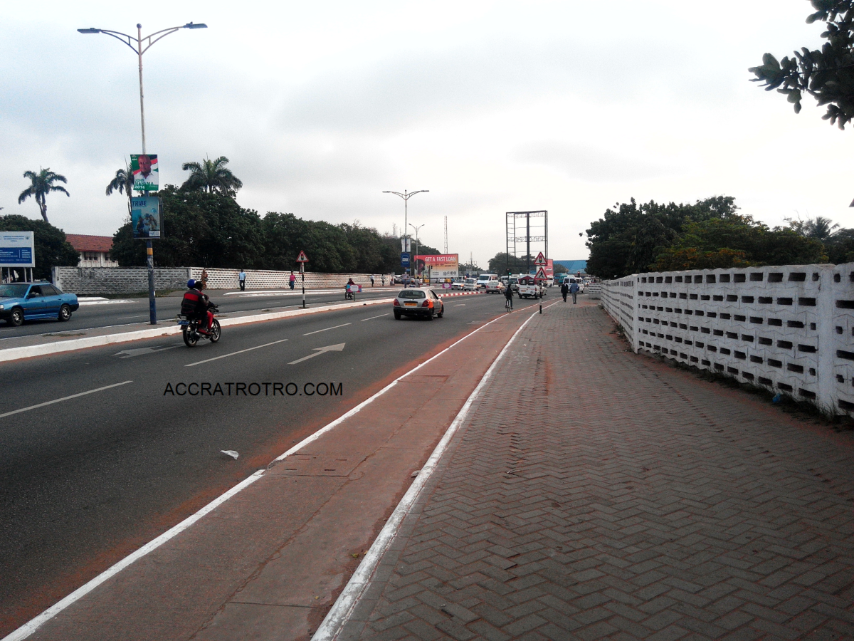 Independence Square to Osu trotro route