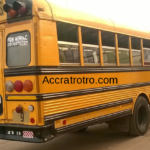 Accra trotro bus parks near Obra spot.