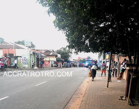 Kwame Nkrumah Avenue trotro route closed