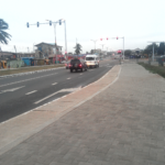 Palmwine road in Labadi Accra