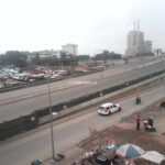 Overlooking Nkrumah interchange Circle