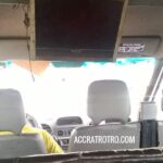 TV inside trotro bus