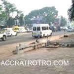 Trotro bus on Ring Road Accra