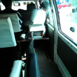 Inside a trotro bus in Accra
