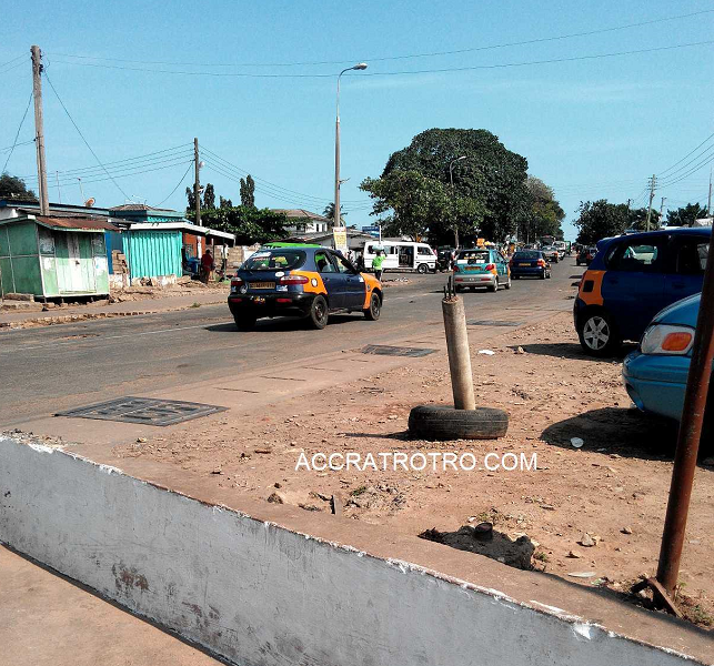 Abossey Okai Zongo junction trotro bus station