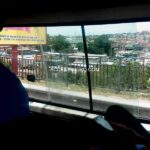 Southern Alajo township seen from a trotro bus
