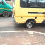 Trotro bus grounded on Mallam route
