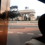 Independence Arch monument on the Osu trotro route