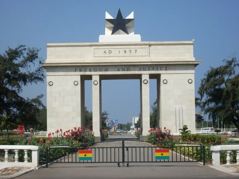 black star gate arch capital of ghana