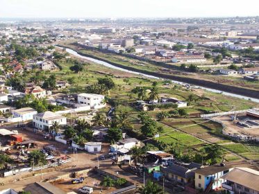 capital of Ghana buildings landscape