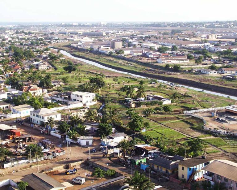 capital of Ghana buildings landscape