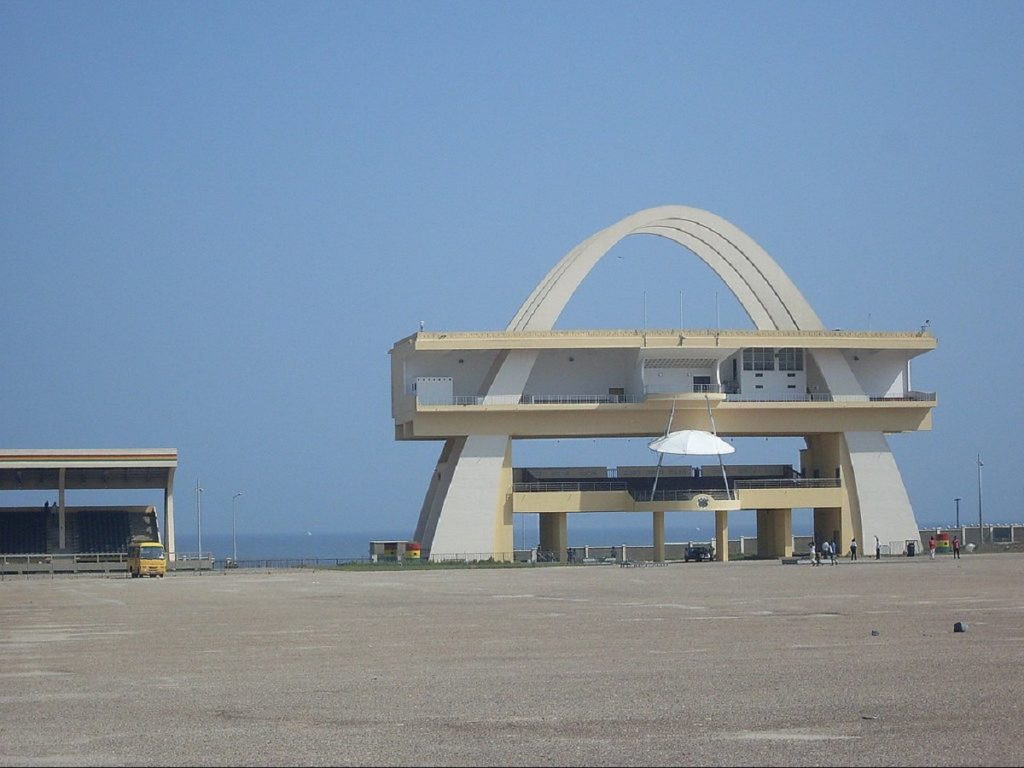 Independence arch capital of Ghana