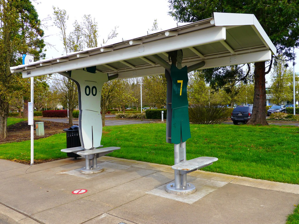 SIMPLIFIED BUS STOP WITH PAVILLION