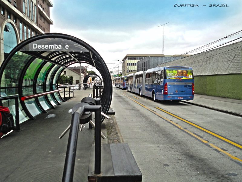 bus station in brazil uptown city