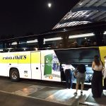 city bus stop Rome Europe