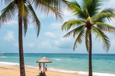 accra labadi beach capital of ghana