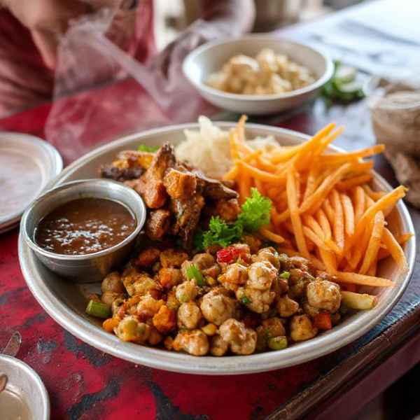 potato meal in accra