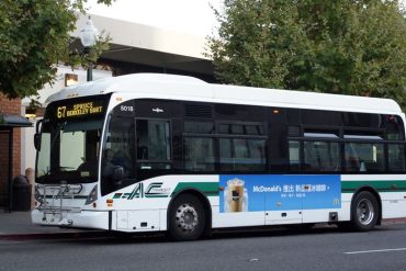 BUS SCHEDULE FOR BUS OPERATING A TRANSIT SERICE
