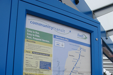 bus information kiosk schedule