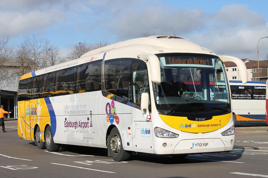 CityLink Bus on a cross walk in the city