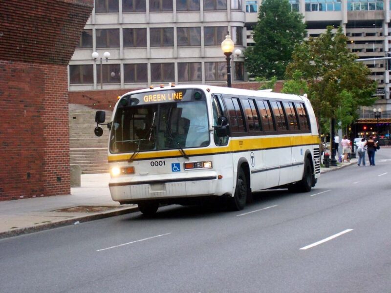 rts richmond bus on its route