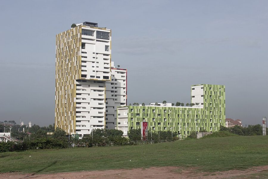 villagio building in the capital of ghana