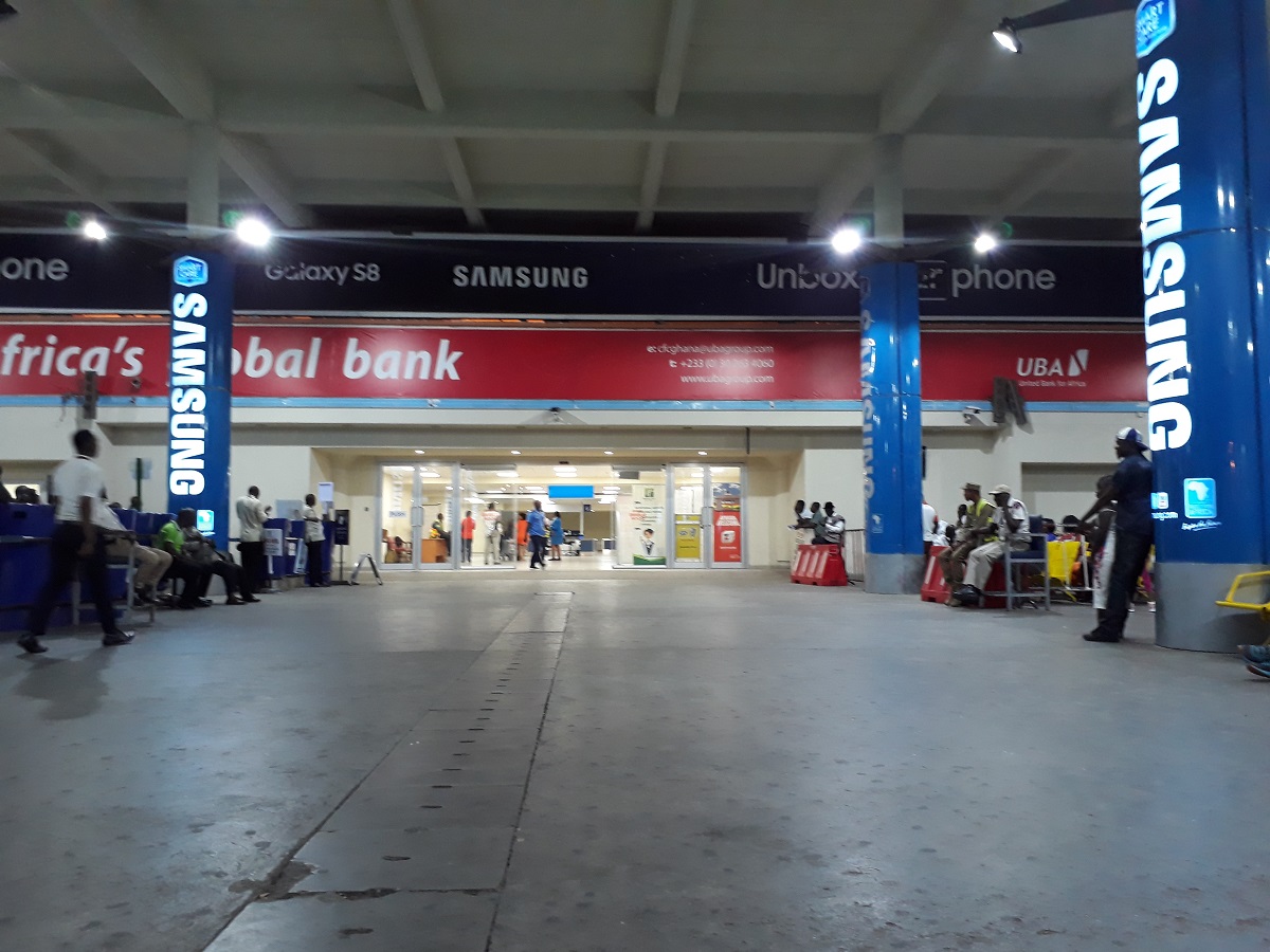 Accra airport arrival hall