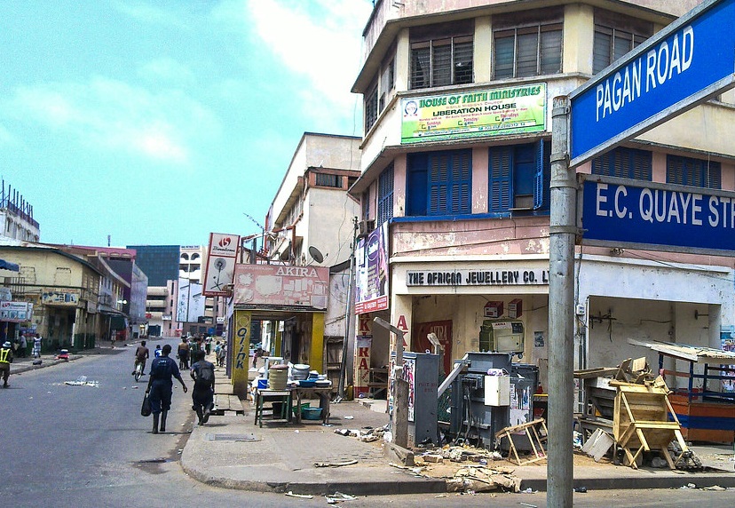 shops in down town accra
