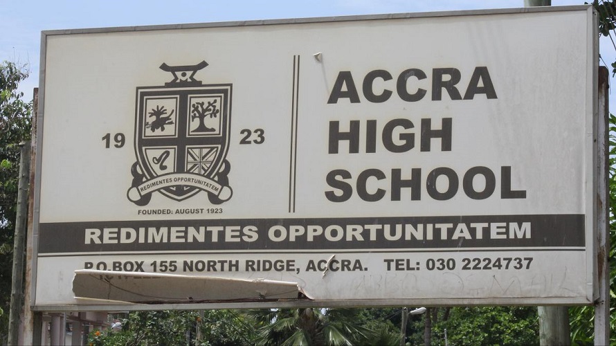 BILLBOARD OF ACCRA HIGH SCHOOL