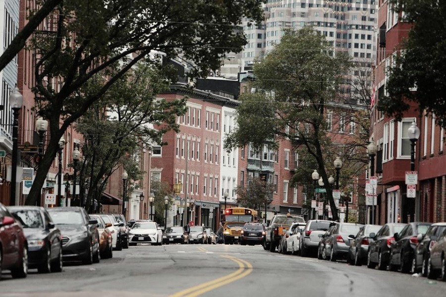 a principal road in boston
