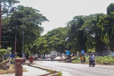 a road in labone area accra