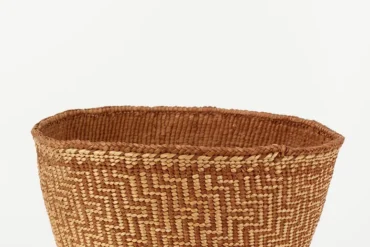 a woven basket in the capital