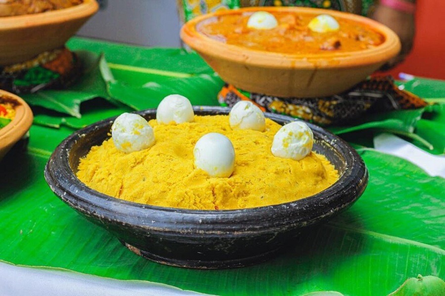 ghana food made from yam