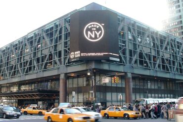 front view of port authority bus station
