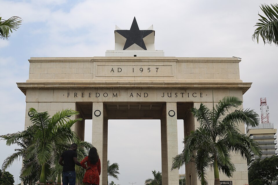 independence arch attraction in Accra