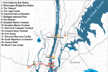 port authority transport system diagram