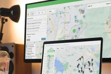 A TRIP PLANNER SHOWS ON A LAPTOP