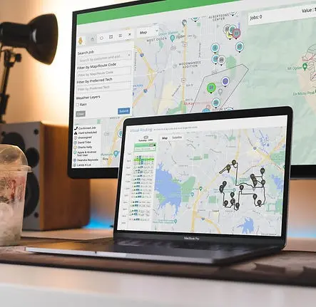A TRIP PLANNER SHOWS ON A LAPTOP