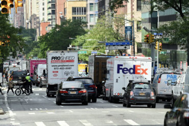 a smart street scene