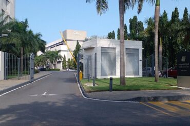 entrance of kempinski hotel gold coast city accra