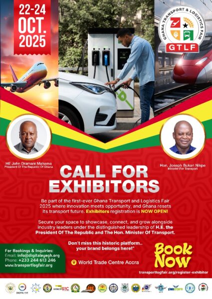 the transport and logistics event poster