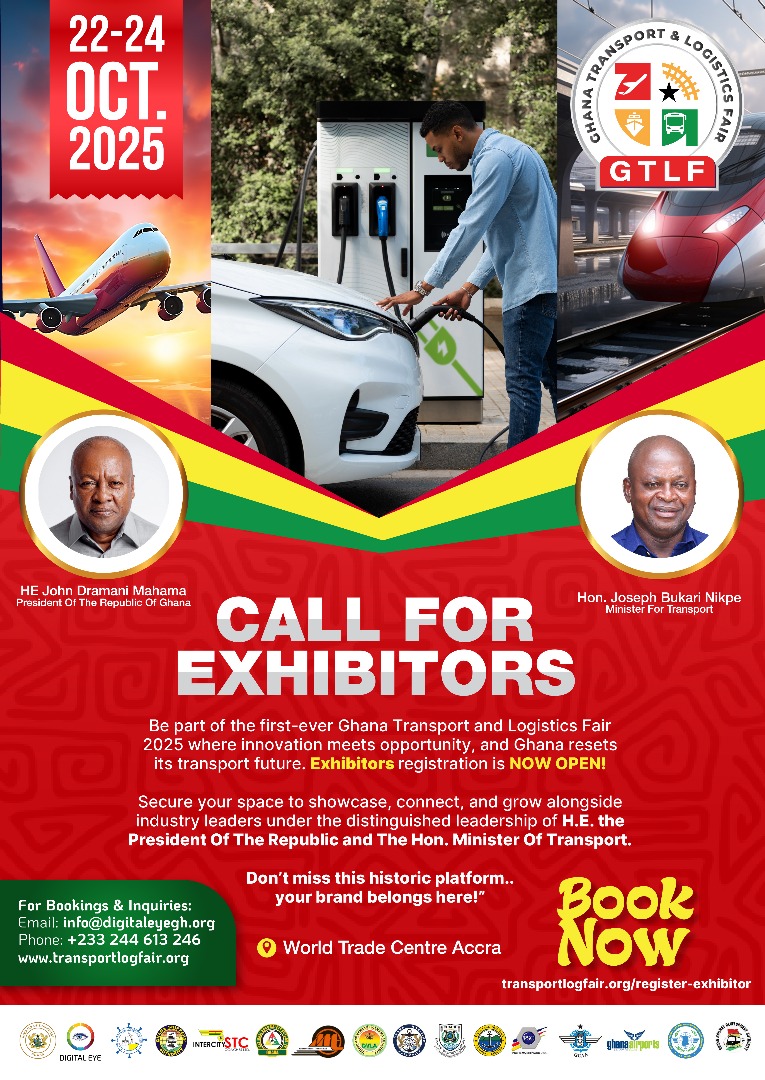 the transport and logistics event poster