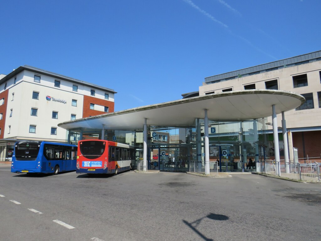 the Edinburgh bus station