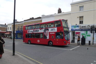 A bus in London