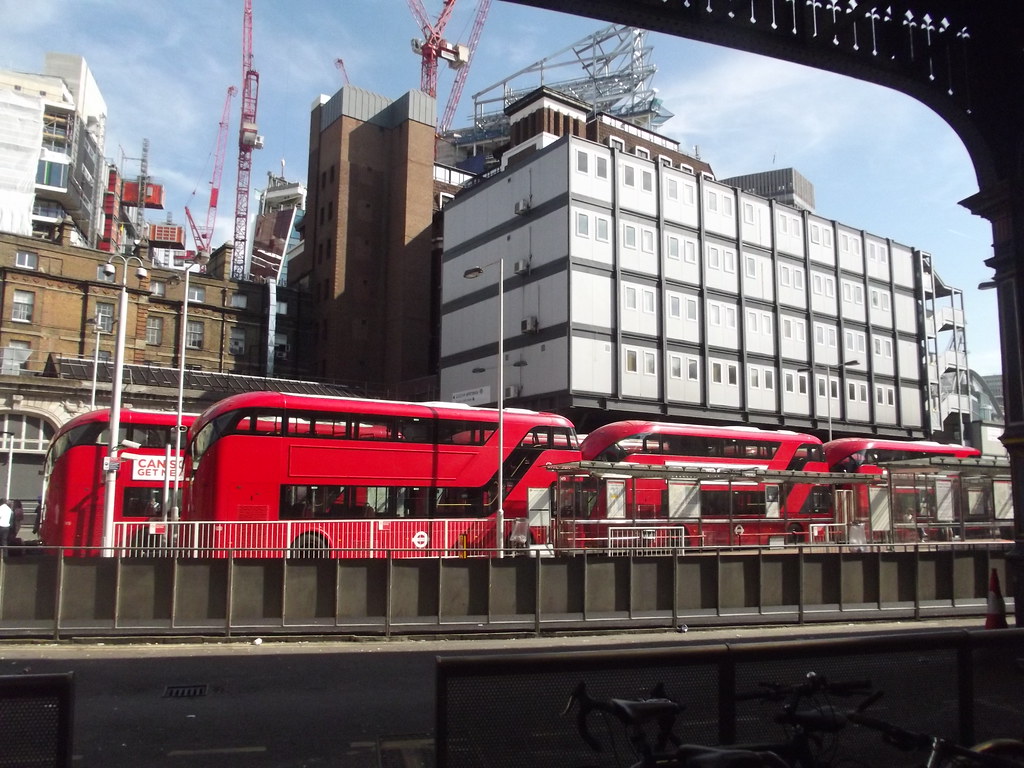 The Victoria bus station London