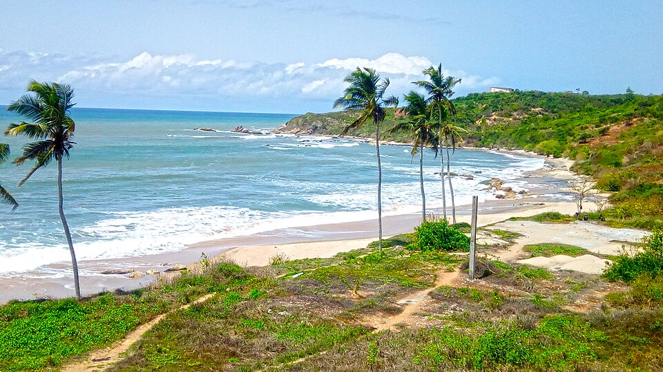 A beach at Mumford in Ghana