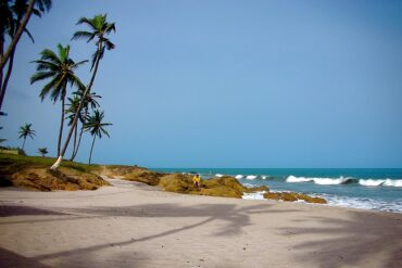 A beach in Ghana
