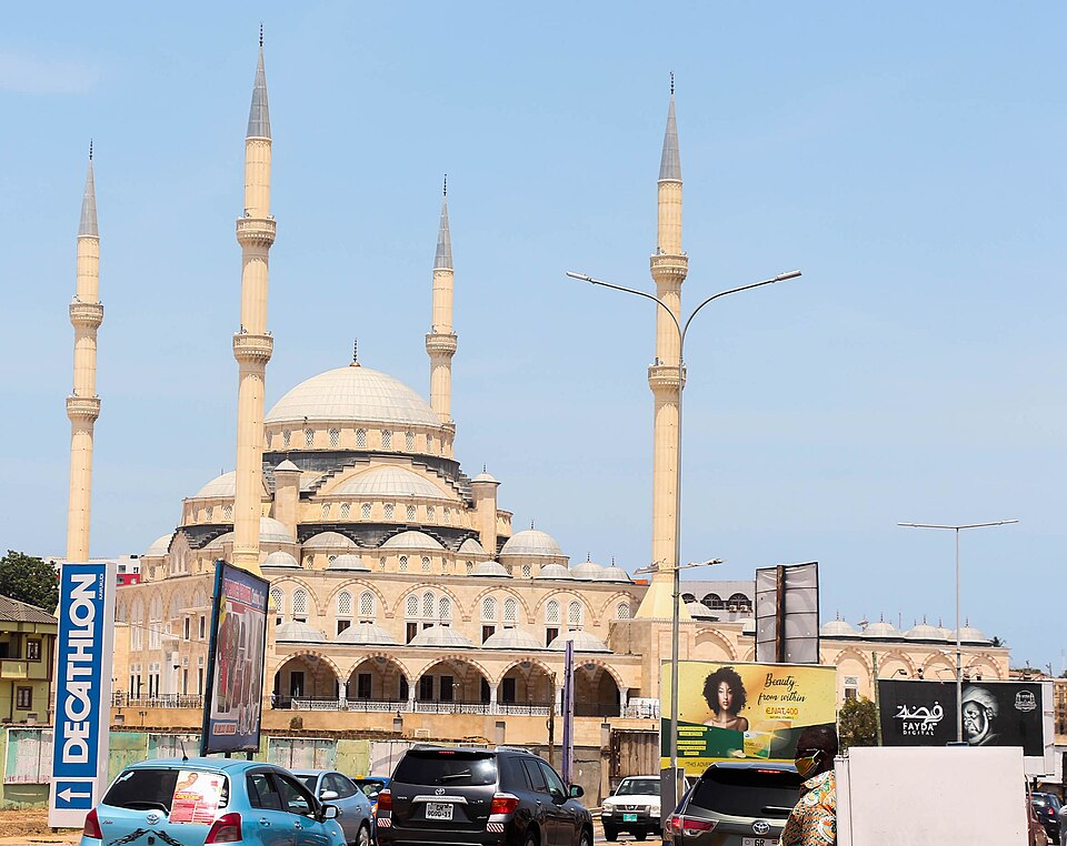 The national mosque at Kanda in Accra Ghana