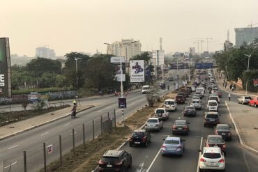 A road in Accra Ghana