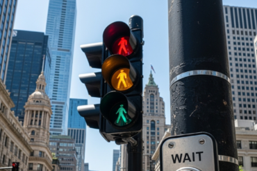 Artificial intelligence traffic lights in New York city